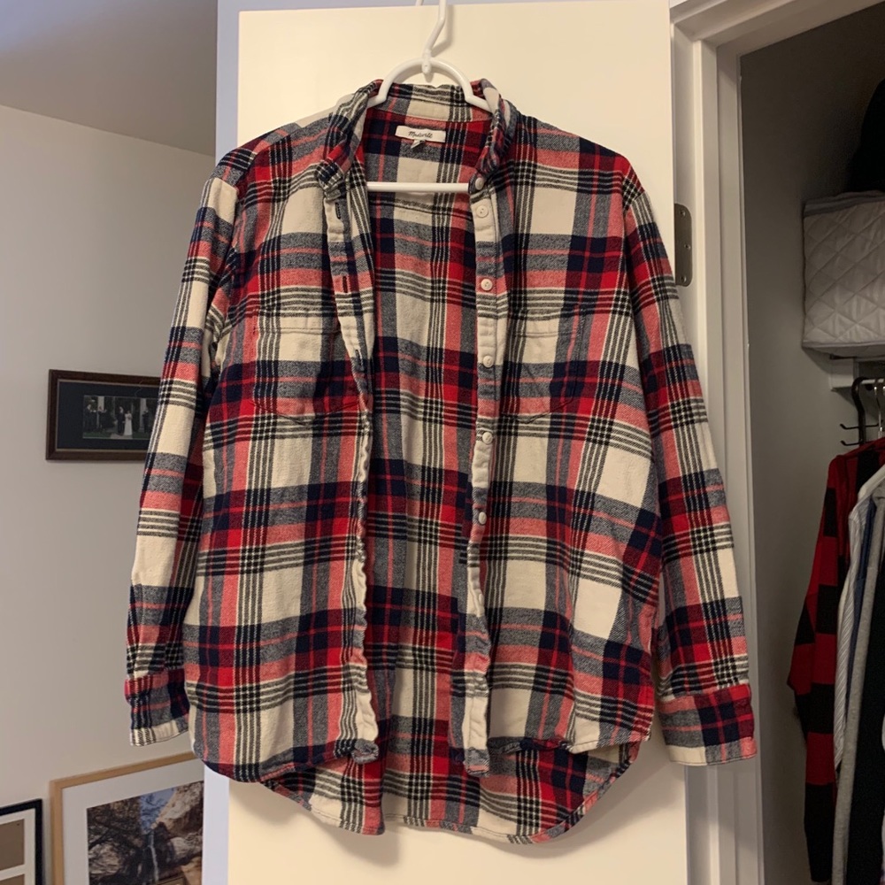 Madewell Flannel Ex-Boyfriend Shirt